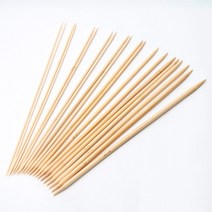 명품실 민자나무대바늘 35cm, 민자나무대바늘35cm 3.0mm, 2개입