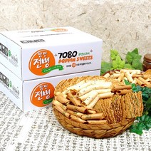 [푸르젠] 추억의 옛날 과자 전병 5종, 01번 전병 1kg 1kg (총 2박스)