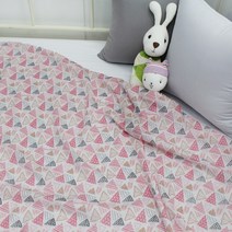 베드앤데코 거즈 블랭킷13종, 인디앵글핑크