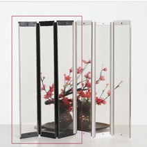 블라인드할인몰 투명 펄반투명 홀딩도어 8칼라, 12. 그레이 투명+부속 블랙