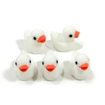 비오스 테라리움 젤캔들 만들기 - 컬러 오리 피규어 5P (5color 택1), 화이트