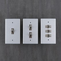 VONO 빈티지 알루미늄 토글스위치 3종, 1구