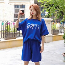 클릭앤미 포레스트반팔트레이닝세트