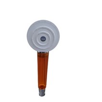 폭포 샤워헤드(백색)_강력한물줄기_손잡이 색상 랜덤 발송 샤워기/샤워기헤드/샤워헤드/메탈호스/수압상승샤워기, 단일 수량