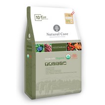 네츄럴코어 에코10 유기농 베지테리언 95% 애견사료 1kg X 2포, 1개, 과일/야채