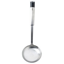 게푸 스키머 국자, Silver+Black, 1개