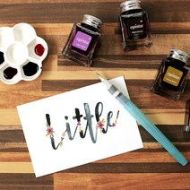 에고이스타 클래식 캘리그라피 딥펜 잉크, 펌킨옐로우