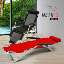 악마체어 낮에는 의자 밤에는 침대 접이식 특대 침대의자 릴렉스모드 META3 야전침대, 그린(녹색)