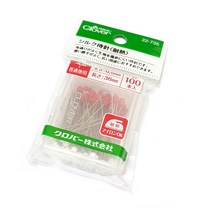 쏘잉스타 크로바 실크 시침핀 유리헤드 시침핀 22-735