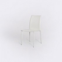 돌로만 천연 대리석 6인용 식탁, 포룬체어 - 화이트