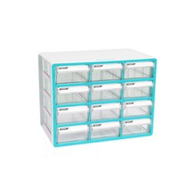 카파맥스 스마트 서랍식 수납함 12단 다용도, 스마트서랍식수납함12단 민트