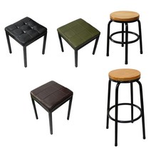 인홈즈 철제 보조의자, 바둑이의자(카키)