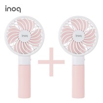 이노크 휴대용 핸디선풍기 2대 (ONE+ONE), 이노크 핸디 IA-I9PW[핑크]+IA-I9PW[핑크]