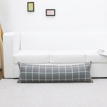 이블랑 I자형 바디필로우, 모던체크 챠콜