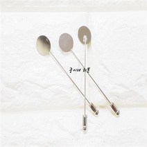 부토니에/스카프브롯치/정장브로치/옷핀/코사지핀, 실버, 1개