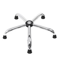 21세기트랜드 의자다리 오발 가구부속자재, 8.수입스틸도금오발320-고정