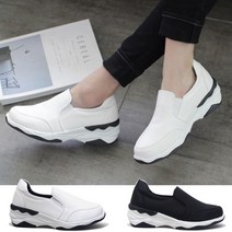 엘다르 로비아 여성 키높이 운동화 슬립온 (굽 6cm) 끈없는 굽높은