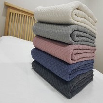 마이코튼 60수 순면 피그먼트 침대 패드 겸 이불 바이오워싱 5colors, 그레이