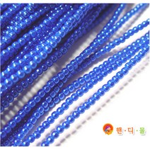 핸디몰 진주구슬줄 크기별모음(국내산)고급진주구슬/선물용, 파랑색(6mm)