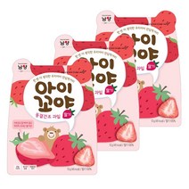남양유업 아이꼬야 동결건조 과일칩, 딸기, 3개