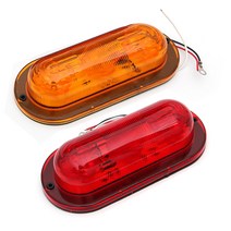 LED 구형윙바디 차폭등 SL-07 트럭 화물차 사이드램프, 2.적색, 1개