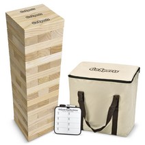 고스포츠 Gosports 자이언트 토플링 타워 젠가 균형잡기 게임, Wood