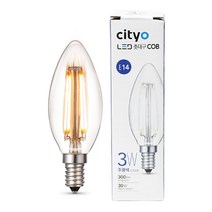 씨티 LED 미니 크립톤 E12 E14 E17 E26 촛대전구 촛대램프 고추구 인찌구 꼬마전구 백열등 램프, 씨티 LED 촛대구 3W/E14 주광색(흰빛) TC4D, 1개