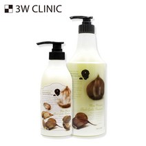 3W클리닉 모어 모이스처 흑마늘 샴푸 샴푸린스겸용, 1개, 1500ml