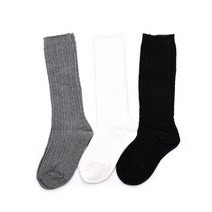 오른발왼발 꽈배기반장 아동 반양말 유아 니삭스