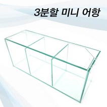 피알피쉬 3분할 미니 어항