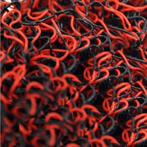 프리미엄 잘라쓰는 투톤코일롤매트, 블랙+레드/1cm당, 1개