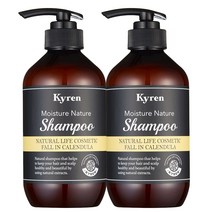 키렌 모이스처 네이처 샴푸 1+1 폴인카렌듈라향 500ml, 샴푸+샴푸, 2개