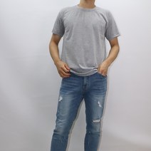 댄디남 면 기본 티셔츠 무지 반팔 순면 100%