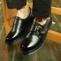 딕슈 남성 싱글몽크스트랩 클리퍼 캐주얼 키높이 로퍼