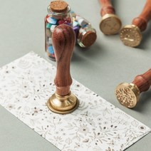 보냄 황동인장 알파벳 실링왁스, V
