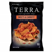 테라칩스 리얼 베지터블 칩 스위트 & 캐럿 노 솔트 애디드 글루텐 프리, 170g, 1개