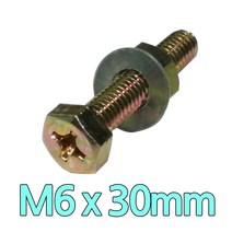 다스마트 육각십자 볼트 m6 x 30mm 너트와샤볼트세트, 1개