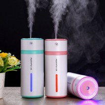 도매창고 M1 무드등 겸용 USB 미니가습기, 블랙