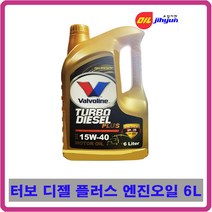 발보린 터보디젤 PULS 15W40 6L 디젤 엔진오일, 1개