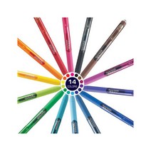 페이퍼메이트 잉크조이 젤펜, 젯블랙, 1개