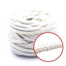 열보호용 그라스 로프 4.7mm x 25M 원형 끈 환타 유리섬유 글라스로프, 1개