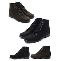 [브로그맨] 남자패딩워커 키높이워커 남자부츠 남성겨울워커 세무 스웨이드워커