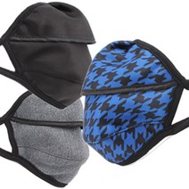 [웰하임] 쿨론 입체 방한마스크 극세사 겨울 방한대, 기본형/블루