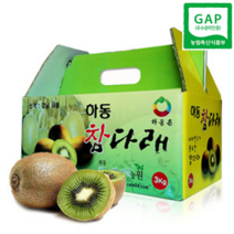 하동참다래 매실농원 그린키위(참다래), 1box, 3kg (왕특) 21-25개