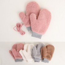 VANANA2 Hit 4color 양모 귀여운 양털벙어리 장갑