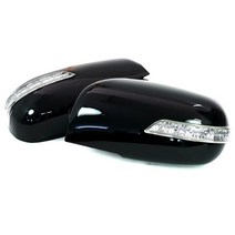 그랜져TG 08년이전 - 2WAY 카비 LED 사이드미러커버 백미러커버, 노멀타입 - 미등화이트-턴시그널옐로우 - 화이트크리스탈 AJ