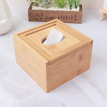 바이굿즈 대나무 냅킨케이스 원목 홀더 휴지 냅킨꽂이 냅킨통, 1개, 기본
