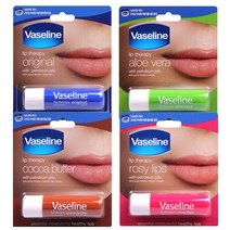 바세린 립테라피 립밤 스틱형 3종, 1SET+마술패치, 알로에x2+로지립스