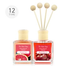 더허브샵 홈내추럴 우드볼 디퓨저 125ml, 레몬 유칼립투스