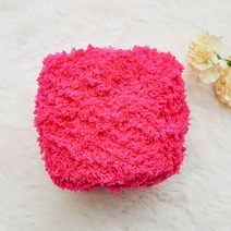 ALB 크림베베털실, 크림베베털실_핫핑크(c15)